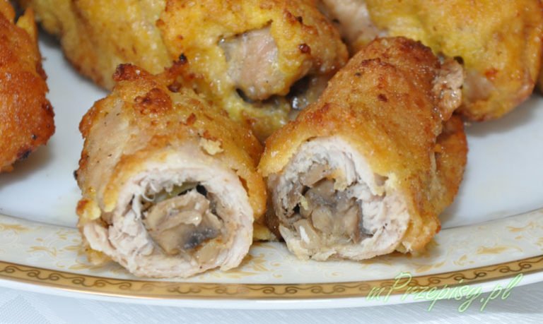 Kotlety schabowe z pieczarkami