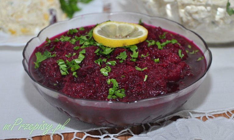 Buraki czerwone z chrzanem