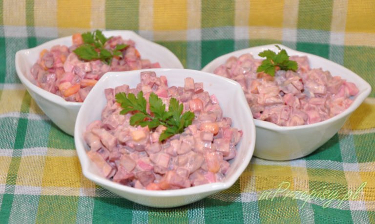 Sałata z buraków czerwonych
