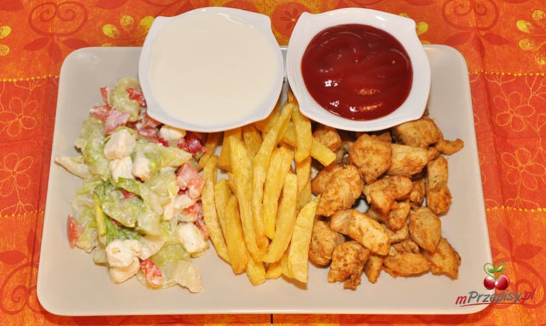 domowy gyros z sosami
