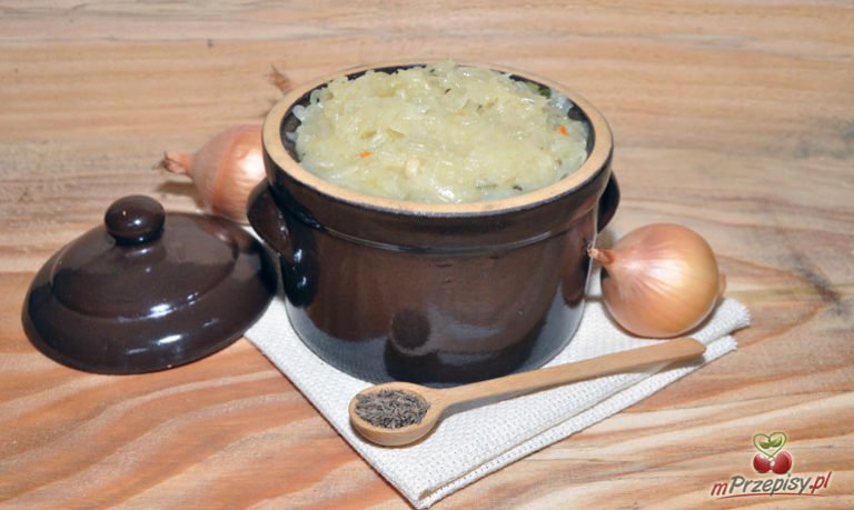 kapusta kiszona zasmażana