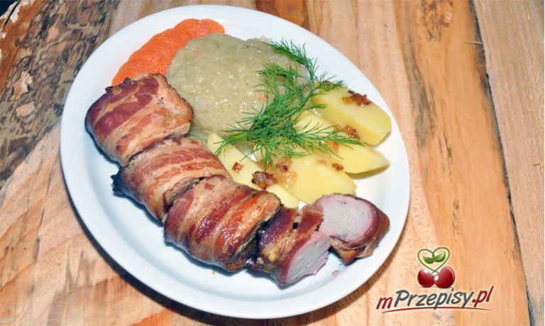 Polędwica wieprzowa w boczku