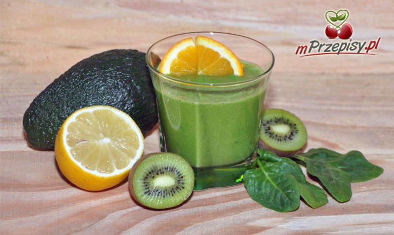 Smoothi szpinakowe z awokado