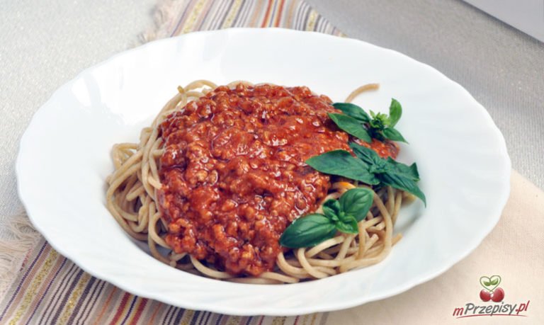 Spaghetti z mięsem